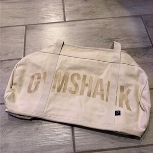 Gymshark Cream Men's Bag Ecru Gym Bag Duffel Bag Power Holdall NEW
